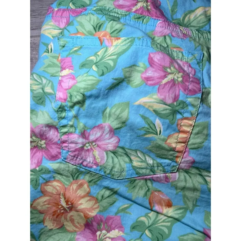 RALPH LAUREN (8) LRL Women Capris Floral-Resortwear-Summer-Hawaiian-Cruise-Party
